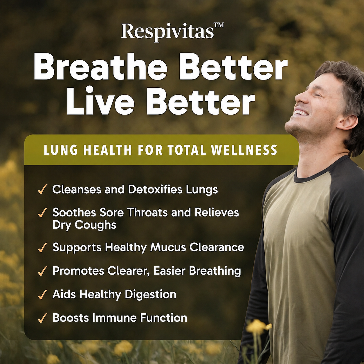 Natural Daily Lung Support | Respivitas™